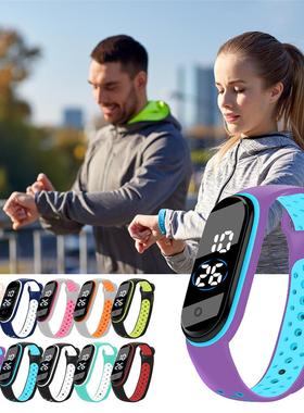 LED Digital Watch Men Women Sport Watch Silicone Electronic