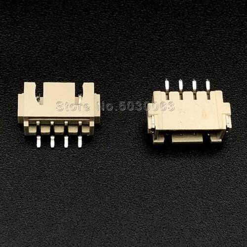 80pcs Horizontal SMD Socket XH2.54 2.54mm Patch Plug Wire Co