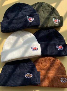 Human Made Beanies Knitted Watch Hat Cuffed Warm Winter Hats