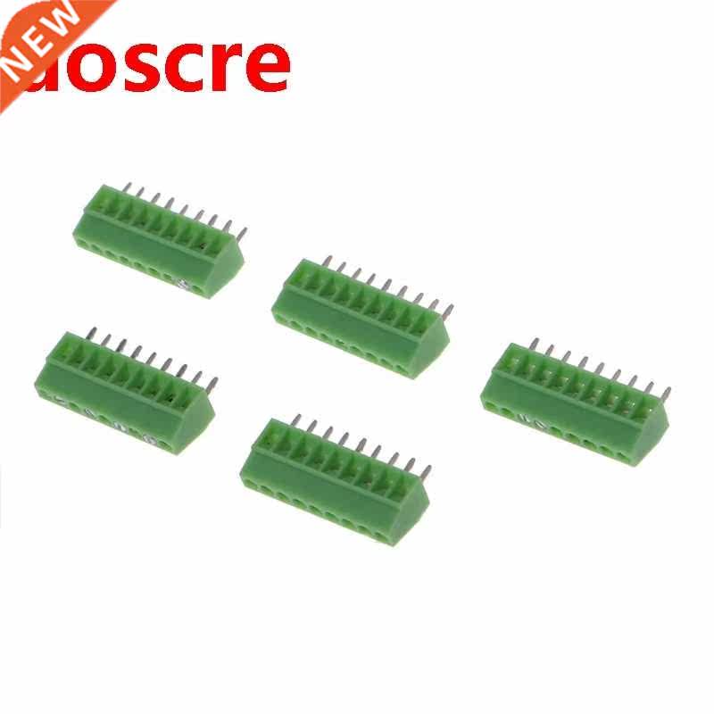 10 Pcs 2Pin-10Pin Screw PCB Mounted Terminal Blocks Connecto