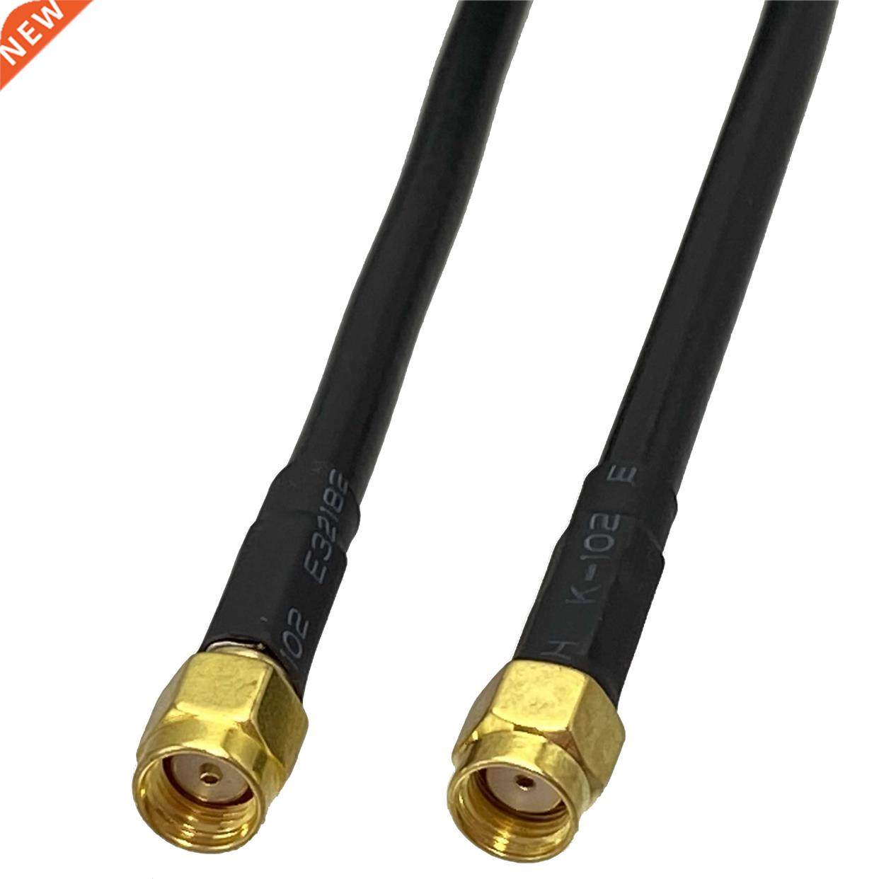 1pcs RG58 RP-MA Male Jack to RP-SMA Male Jack RF Coaxal Con
