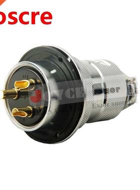 wholesale Flange base aviation connector 40mm GX40F push-pu