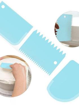 3PCS/Lot Cream Scraper Smoother  Cake Decorating Fondant