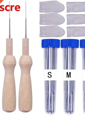 102 Pcs Wool Feltng Needles Tool Needle Feltng Kts Needl
