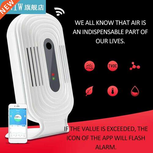Intelligent WIFI Home Professional Smog Meter CO2 HCHO TVOC