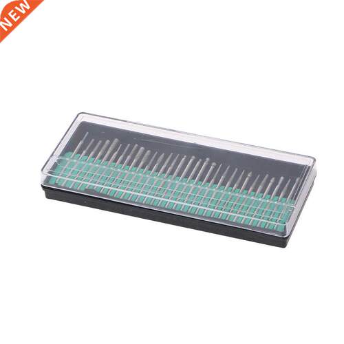30pcs Burs Diamond Rotary Burr Bits Grinding Head Set For Dr
