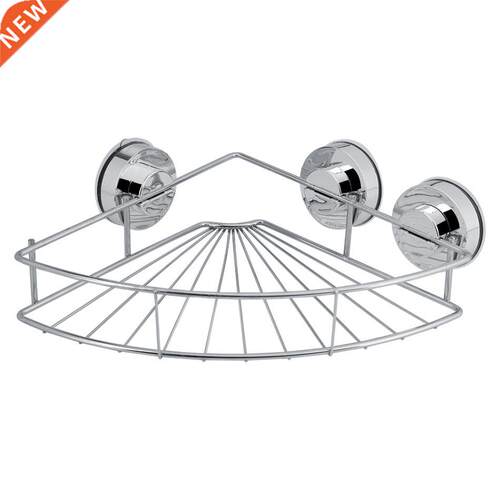 Triangle Shower Corner Shower Shelf Storage with Vacuum Suct