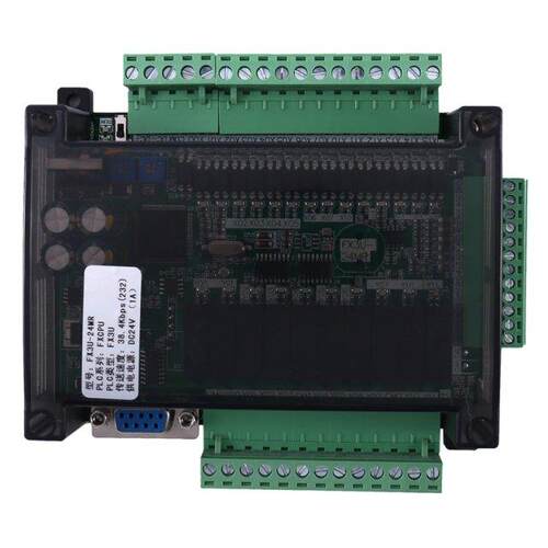 PLC Industrial Control Board FX3U-24MR High-Speed Household