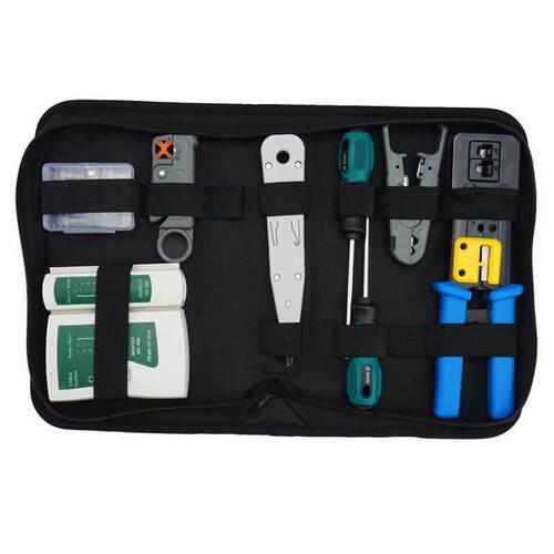 Network Tool Kit Set, Crimp Tool Rj45, Cat5 Cat6 Cable Teste