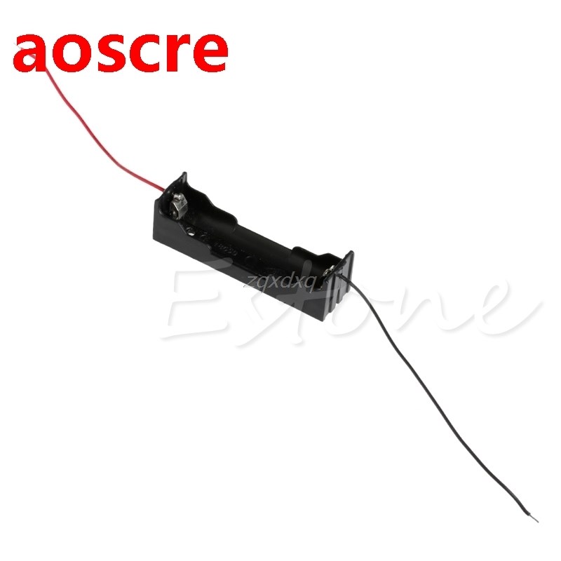 1 PC Plastic Battery Holder Storage Box Case For 1x 18650 Re