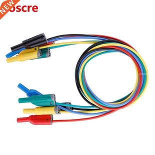 Quality 4mm Soft P1050 Silicon Safety 1High Plug 5pcs Banana