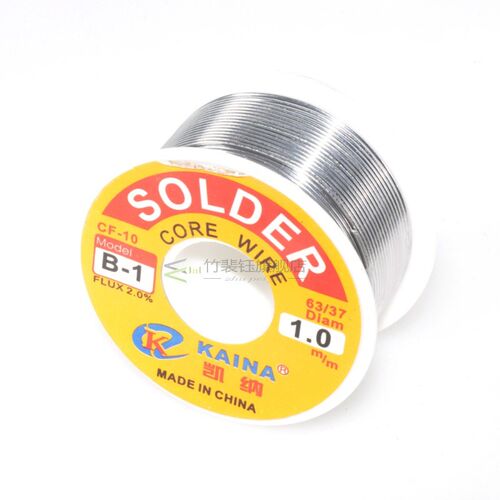 100G Rosin Solder Wire Tin B-1 63/37 CF-10 Flux 2.0% 0.5/0.6