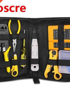 J45 RJ11 RJ12 Network Repairing Plier Tool Kit with Cable Te