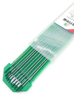 10Pcs Pure Tungsten Electrode WP 1/16 x 6 1.6mm x150mm Green