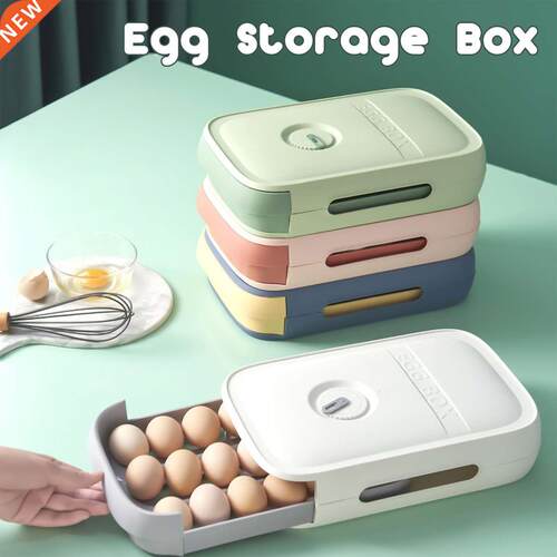 Drawer Type Egg Storage Box Refrigerator Storage Fresh Keepi