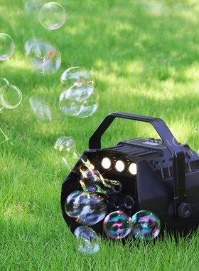LED Automatic Bubble Machine Wireless Remote Control for Out