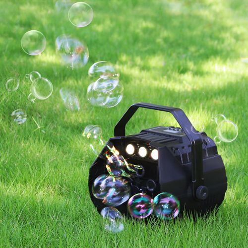 LED Automatic Bubble Machine Wireless Remote Control for Out