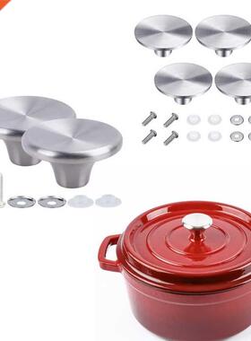 2 Sets/4 Sets Dutch Oven Knob Stanless Steel Pot Pan Ld Co
