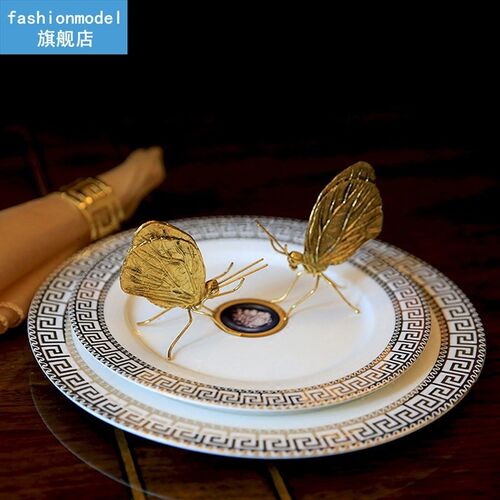 Creative Handmade Metal Handicrafts Copper Gold Ant Butterfl