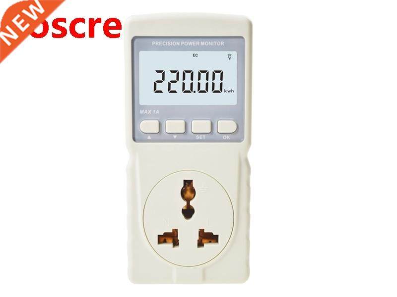 Digital LCD Micro Power Monitor 220V 50Hz Smart Household Po