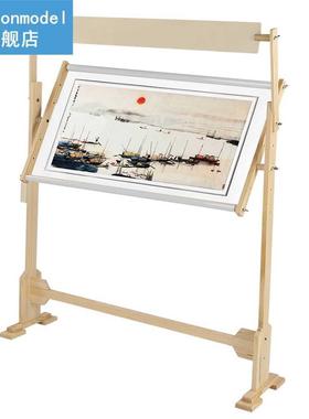 Large Size Embroidery Stand Solid Wooden Frames Adjustable W