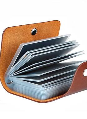 New Leather Function 24 Bits Card Case Business Card Holder