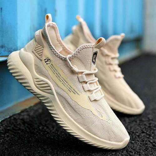 Fashion Mens Casual Shoes Breathable Mesh Men Running Sneake