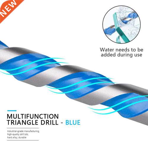 Drill Bit 3 4 5 6 8 10 12mm Glass Drill Bit Triangle Bit Ce