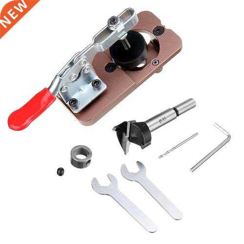 Woodworking Hinge Pocket Jig With 35mm Hole Opener And Quick