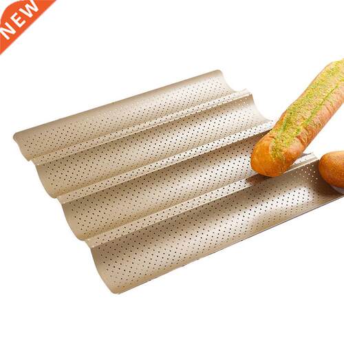 Carbon Steel 2/3/4 Groove Wave French Bread Bakng Tray For