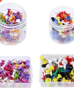 100P/50Pcs Pushpin Thumbtack Pins Decorative  Tool for Sc