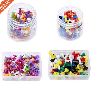 100P/50Pcs Pushpin Thumbtack Pins Decorative  Tool for Sc