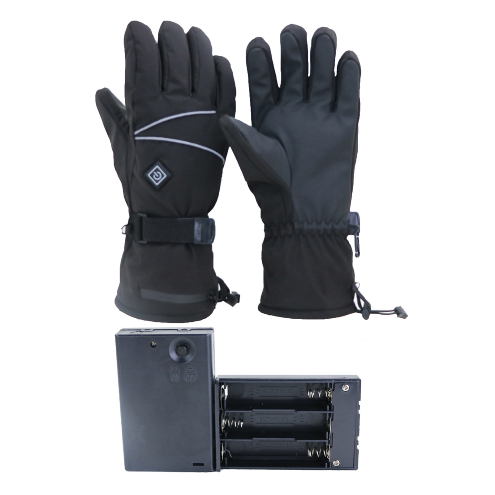 Heated Gloves with Adjustable Strap Electrical Heating 模玩/动漫/周边/娃圈三坑/桌游 古风/国风罩衫 原图主图