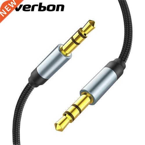 Nylon .5mm AUX Male To Male Audio Cable Braided Cable Car