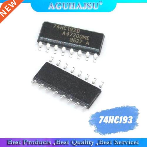 10pcs/lot 74HC193 74HC193D SN74HC193DR SOP-16 4-Bit Synchron