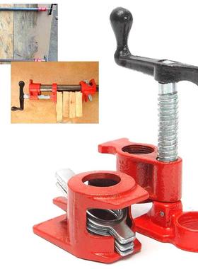 3/4 1/2 Inch Wood Gluing Pipe Clamp Set Heavy Duty Pipe Clam