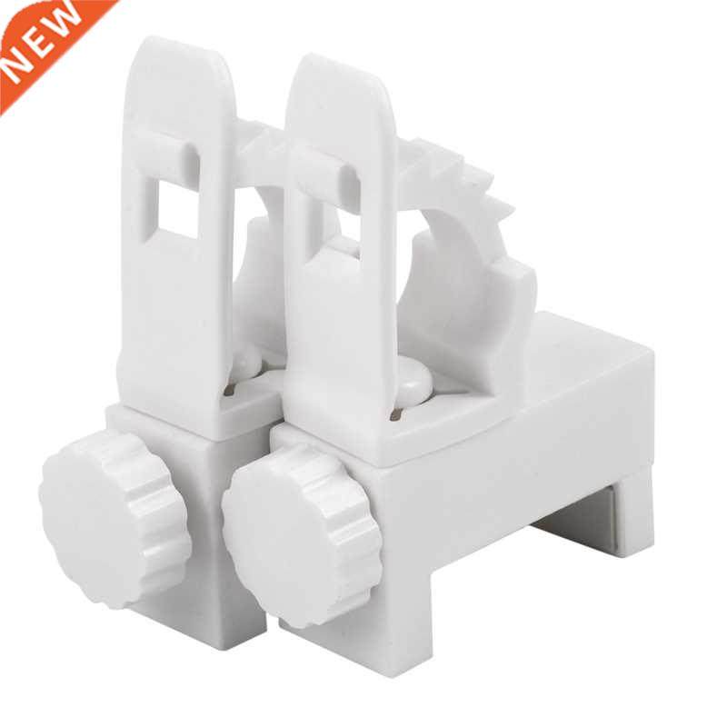 2Pcs Adjustable Crossbar Rod Support Clamp Holder Curtain Ro