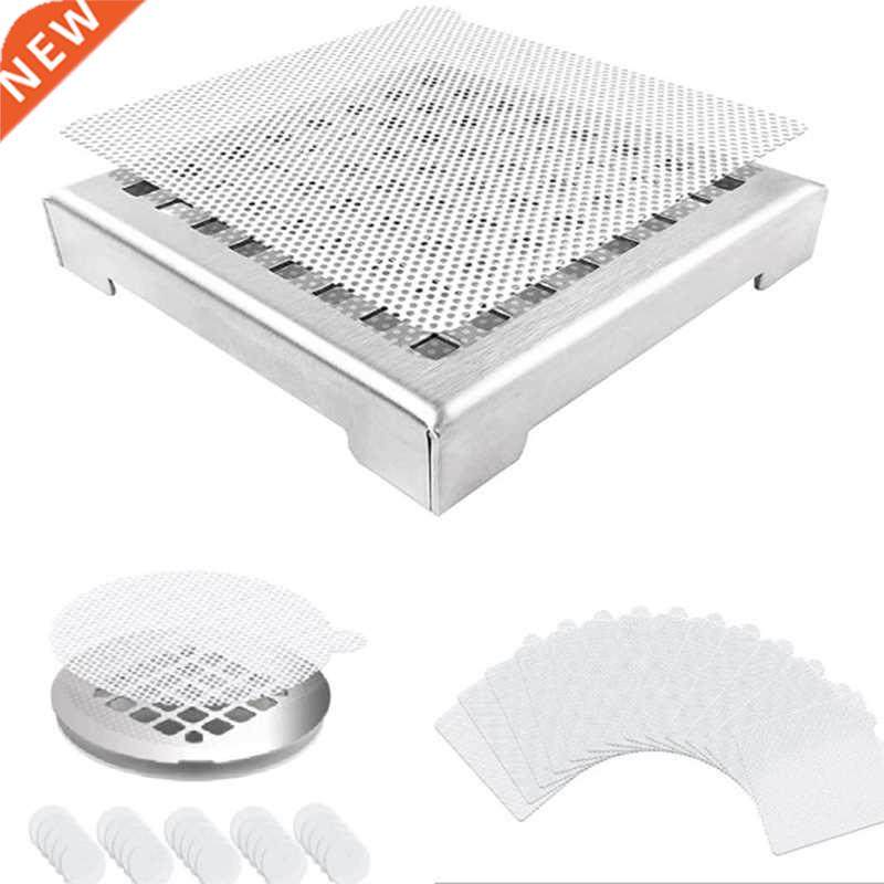 12pcs Disposable Shower Drains Hair Catcher Mesh Stickers Ba