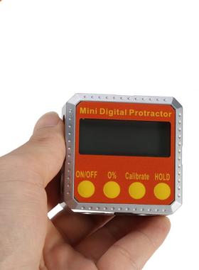 360 Degree Protractor Inclinometer Bevel Box Angle Gauge Met