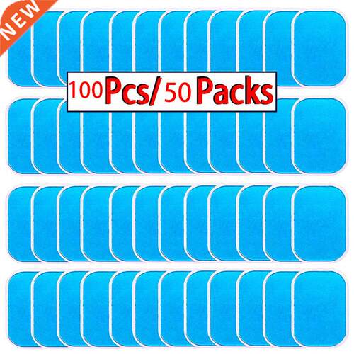 10/0/50/80/100 Pcs Gel Pads for Ems Abdominal Trainer Muscl