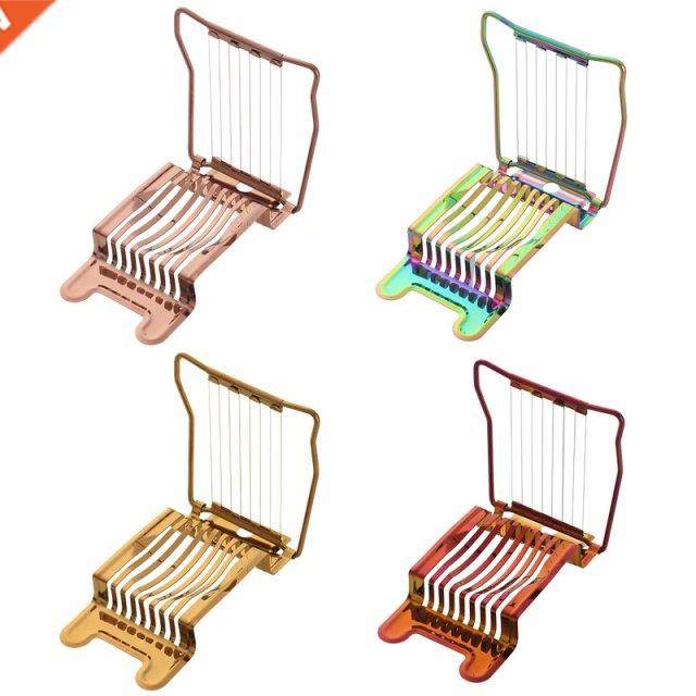 Heavy Duty Home Egg Cutter Hard Boiled Eggs Slicer Counterto