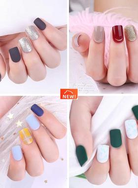 30pcs Detachable False Nail Artificial Tips Set Full Cover