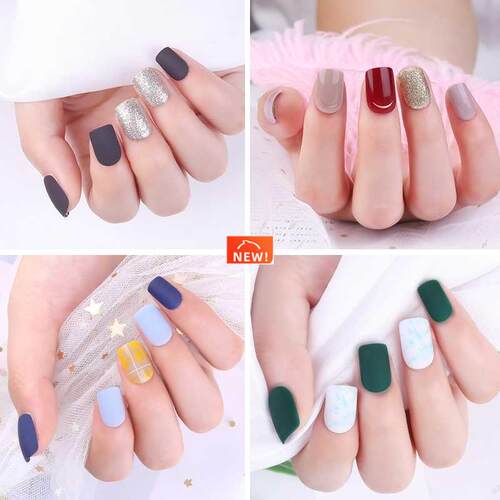 30pcs Detachable False Nail Artificial Tips Set Full Cover