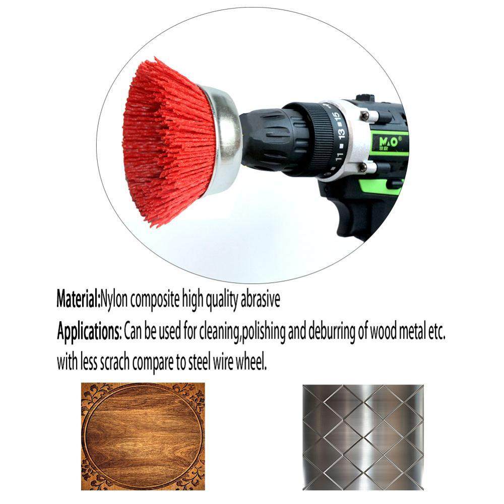 1Pc Nylon Cup Brush 2.5