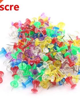 50 pcs Color Thumbtacks Push Pins Map Pin Cork Board Thumb