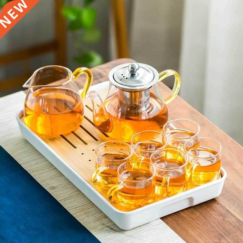 Chinese Kung Fu Tea Set glass Portable Teapot Set