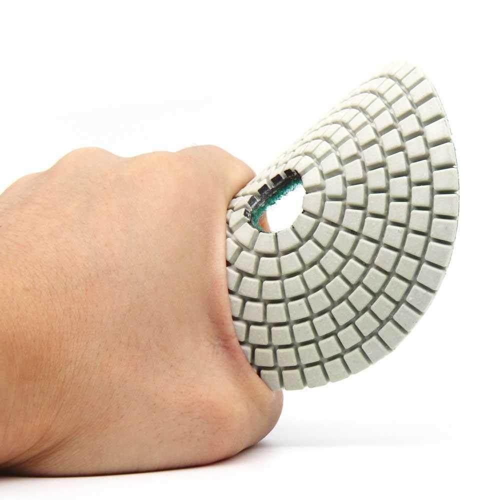 4" diamond polishing pad for granite marble flexible 1