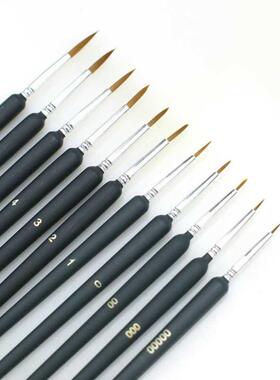 Memory Miniature Paint Brushes Set Professional Nylon hook l