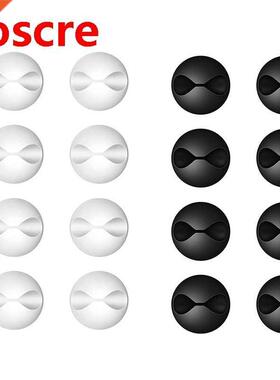 Desktop Cable Organizer, Data Cable Holder, Wire Clamp, 8 Pi