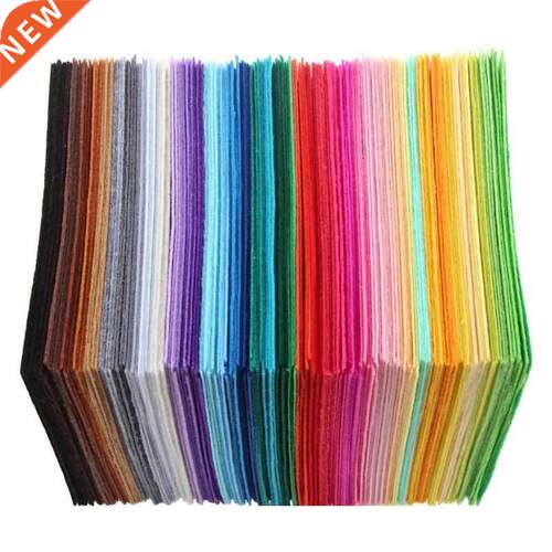 40pcs Multicolor  Craft Non-Woven Felt Fabric Polyester C